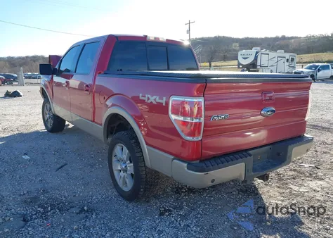 2009 Ford F-150 Lariat z USA, uszkodzony, nr VIN 1FTPW14V29FB16884